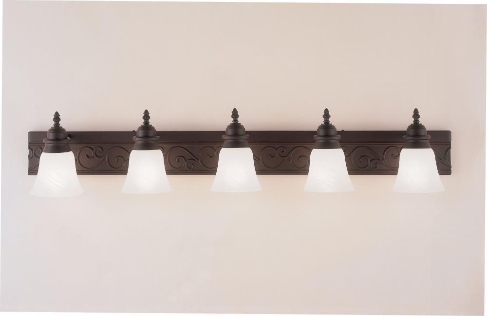 5-LIGHT BATH AND VANITY WALL SCONCE